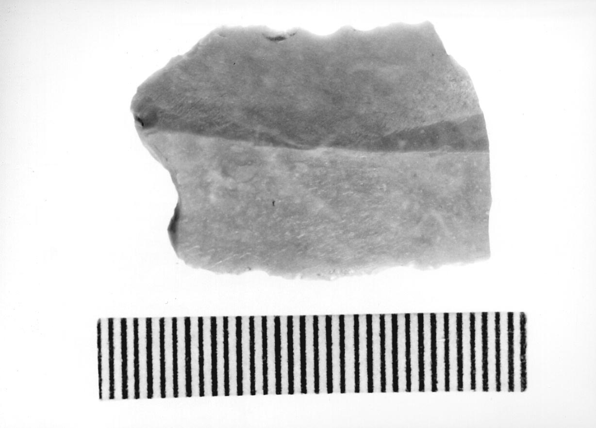 troncatura rettilinea concava/ frammento (Neolitico)