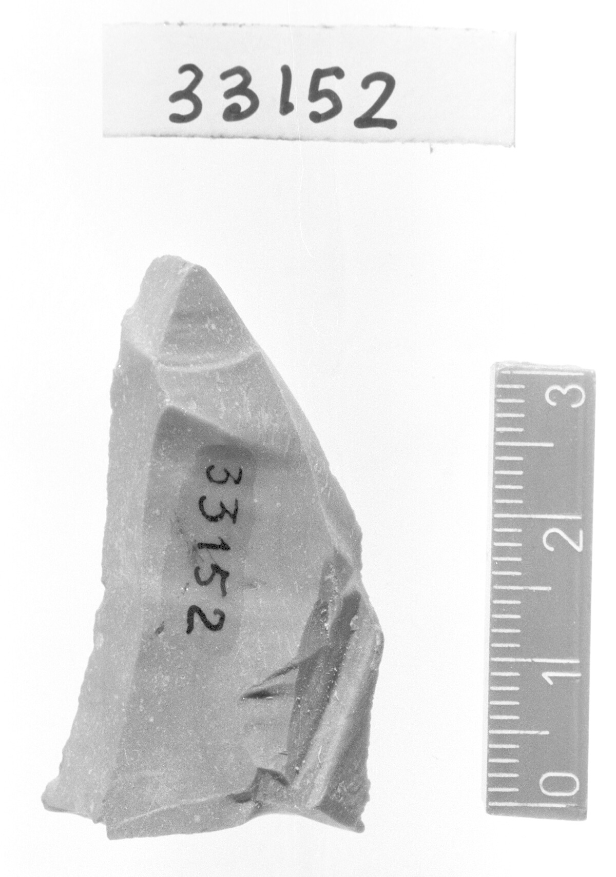 bulino semplice ad uno stacco/ frammento - Epigravettiano (Paleolitico superiore)