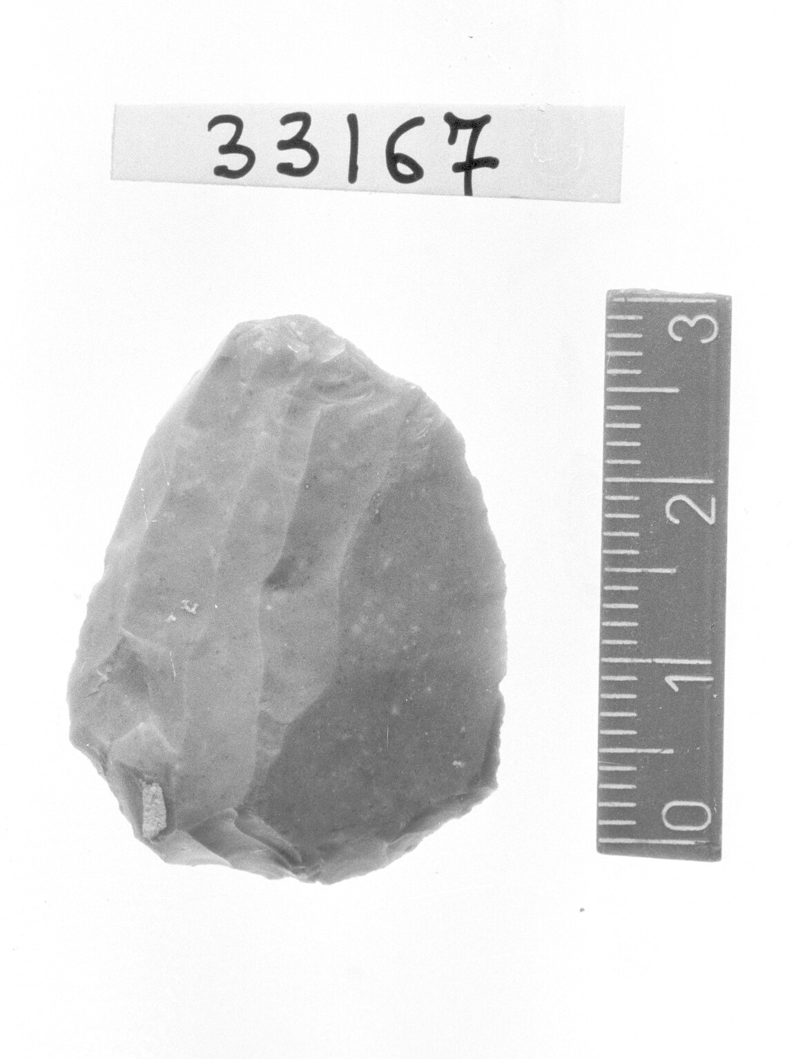 grattatoio frontale corto - Epigravettiano (Paleolitico superiore)