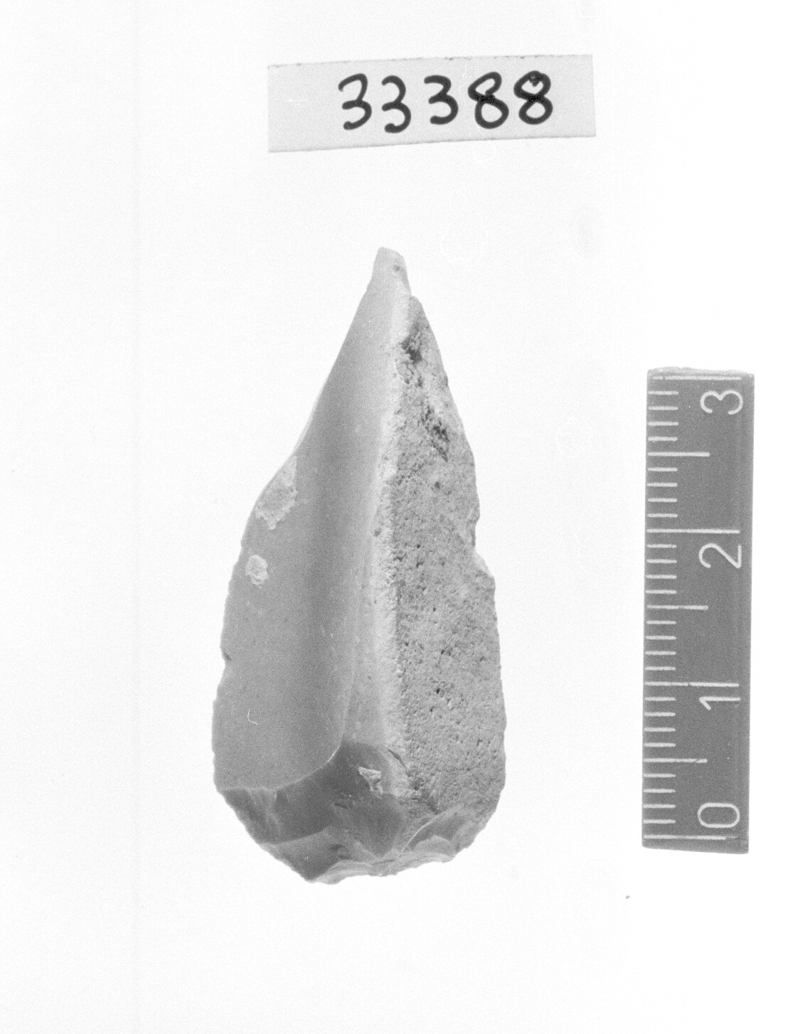 grattatoio frontale associato a bulino - Epigravettiano (Paleolitico superiore)