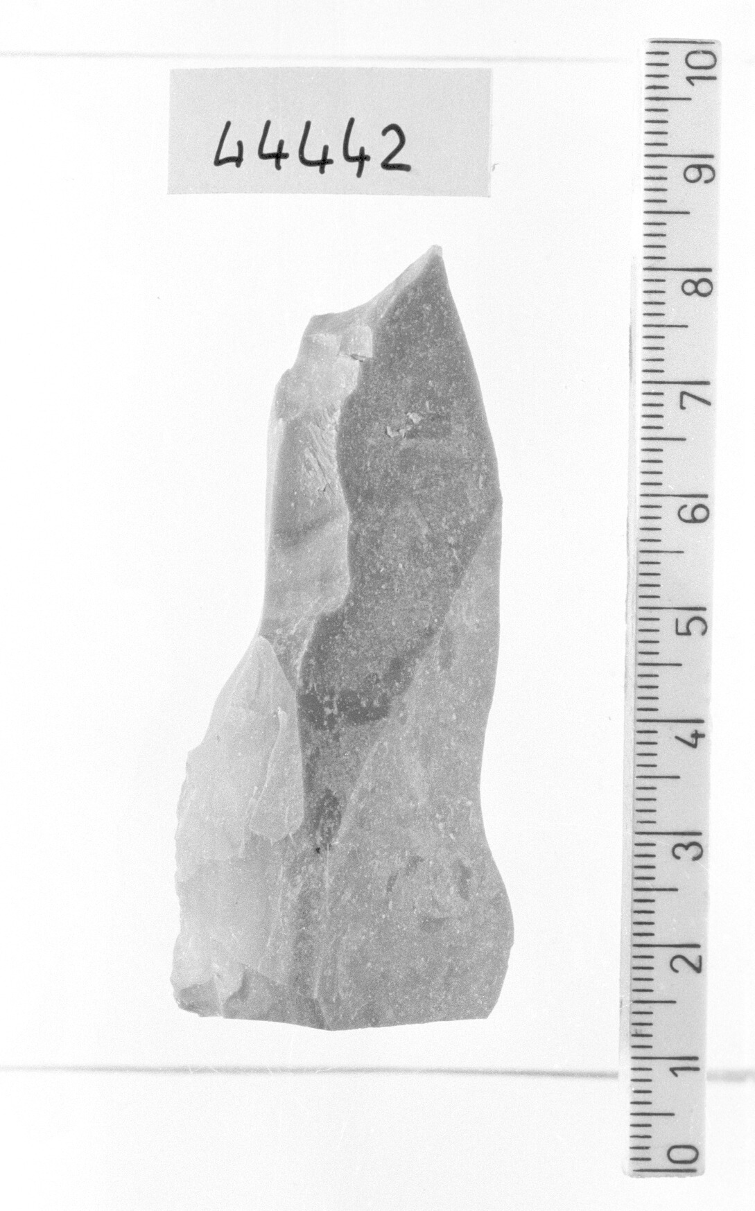 bulino a stacco laterale su ritocco trasversale - Gravettiano (Paleolitico superiore)