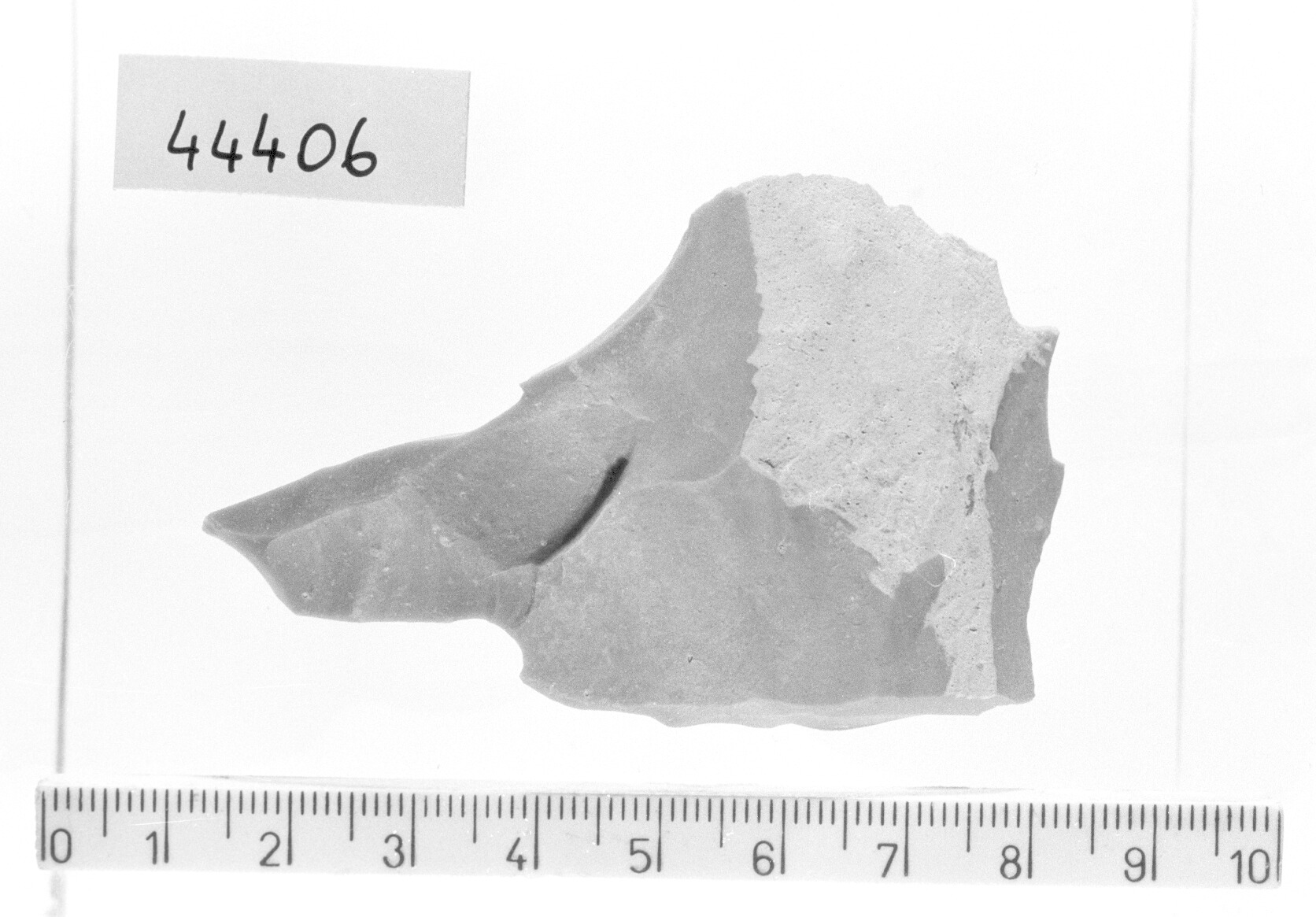 bulino a stacco laterale su ritocco trasversale - Gravettiano (Paleolitico superiore)