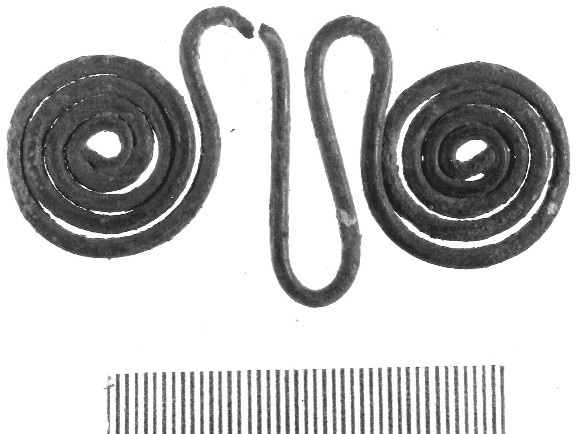 pendaglio ad occhiali - Piceno IV A (sec. VI a.C)