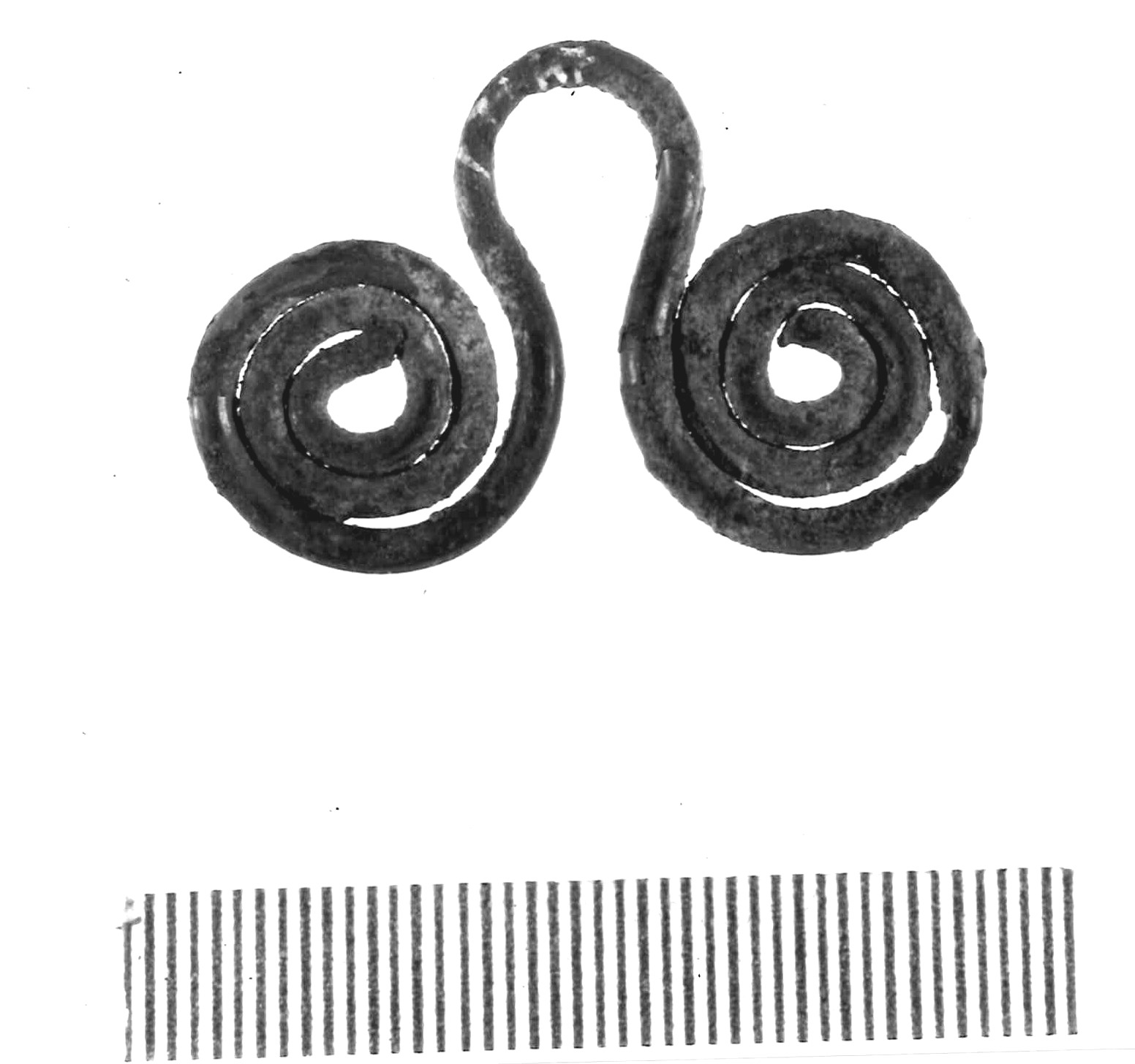 pendaglio ad occhiali - Piceno IV A (sec. VI a.C)