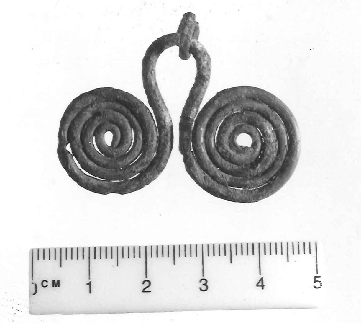 pendaglio ad occhiali - Piceno IV A (sec. VI a.C)