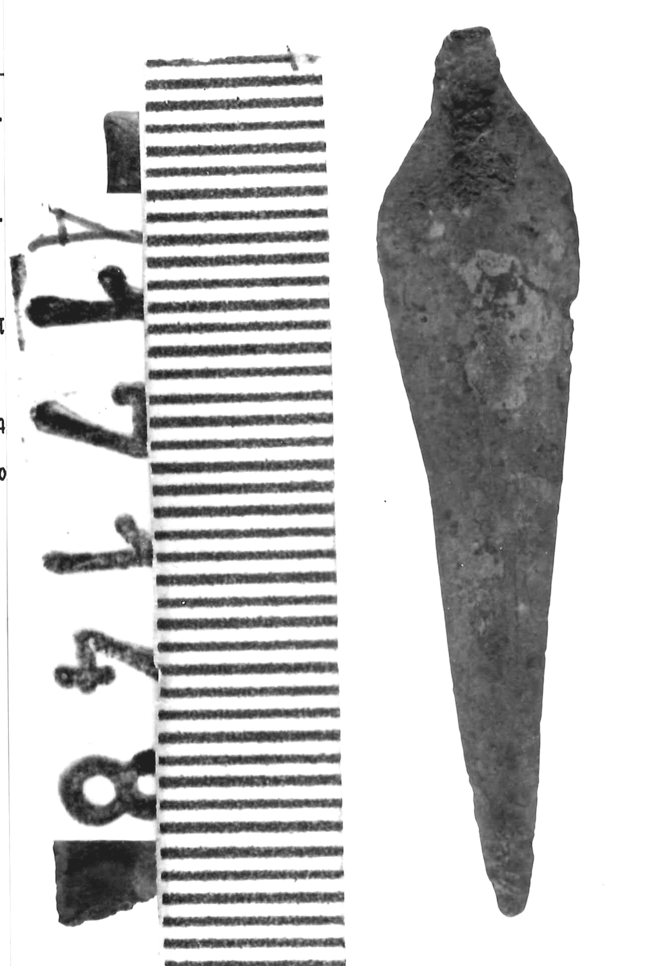 pendaglio lanceolato - Piceno IV A (sec. VI a.C)