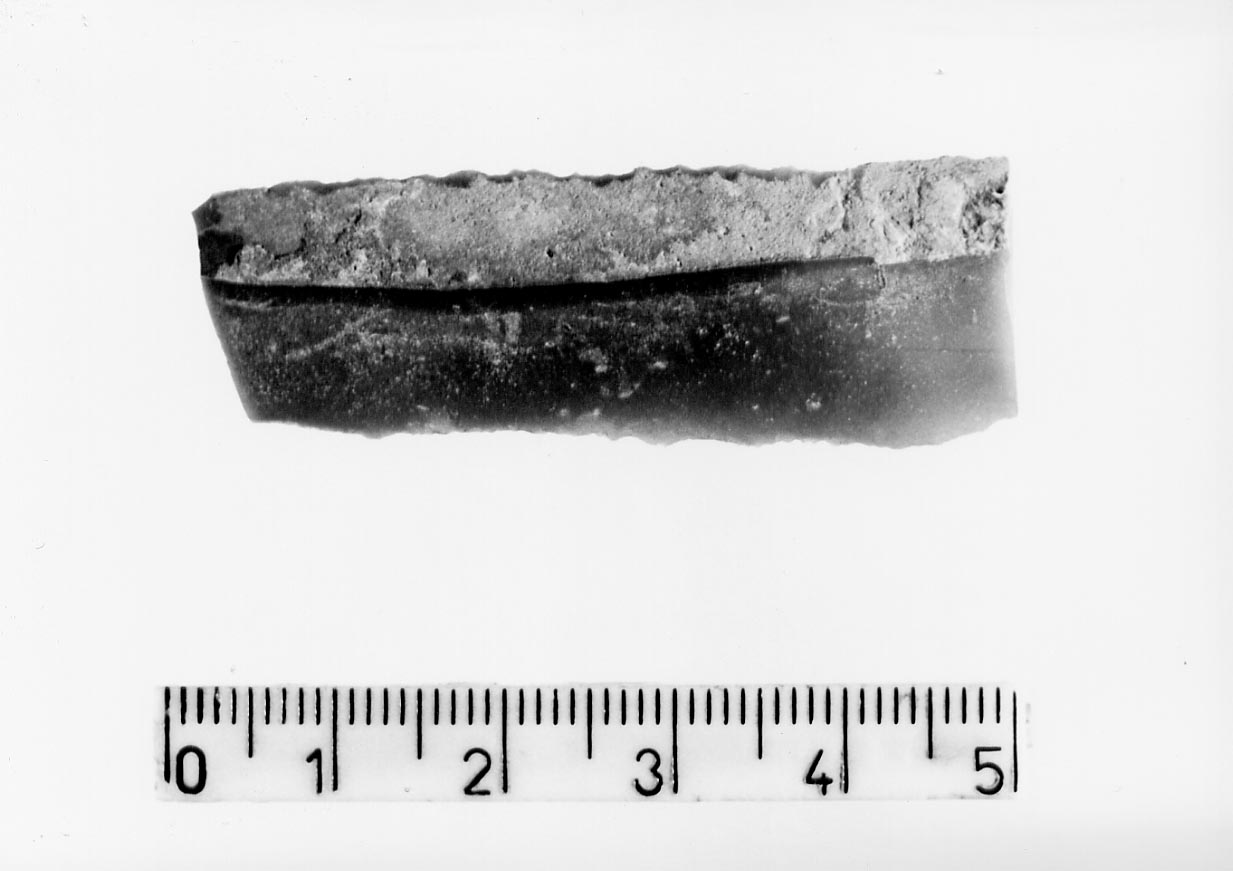 lama a dorso marginale/ frammento (Subneolitico)