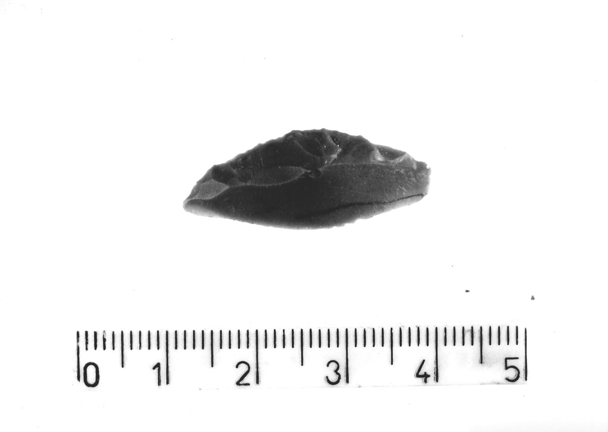 punta foliata a faccia piana diritta (Subneolitico)
