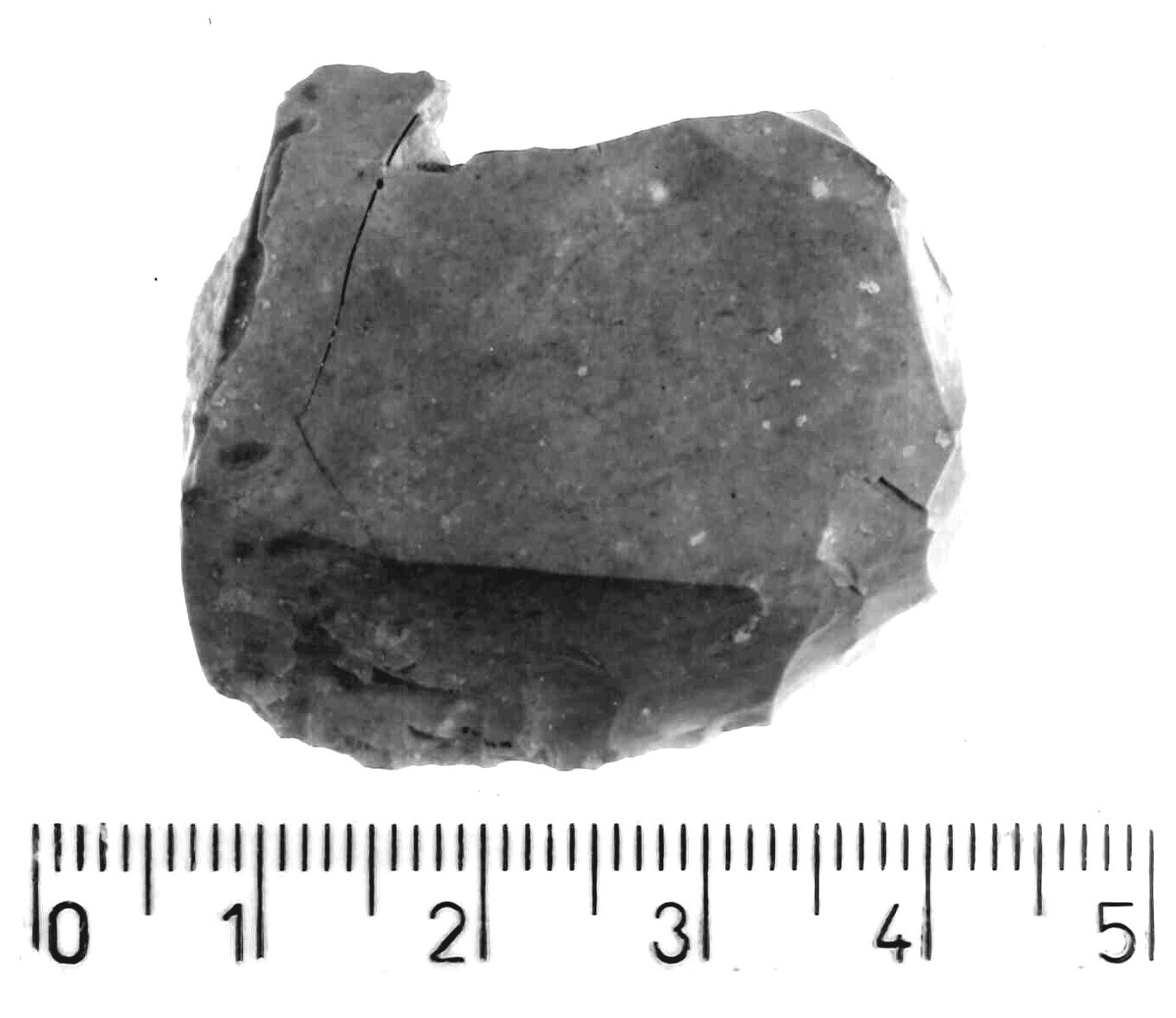 grattatoio frontale corto a ritocco laterale (Subneolitico)