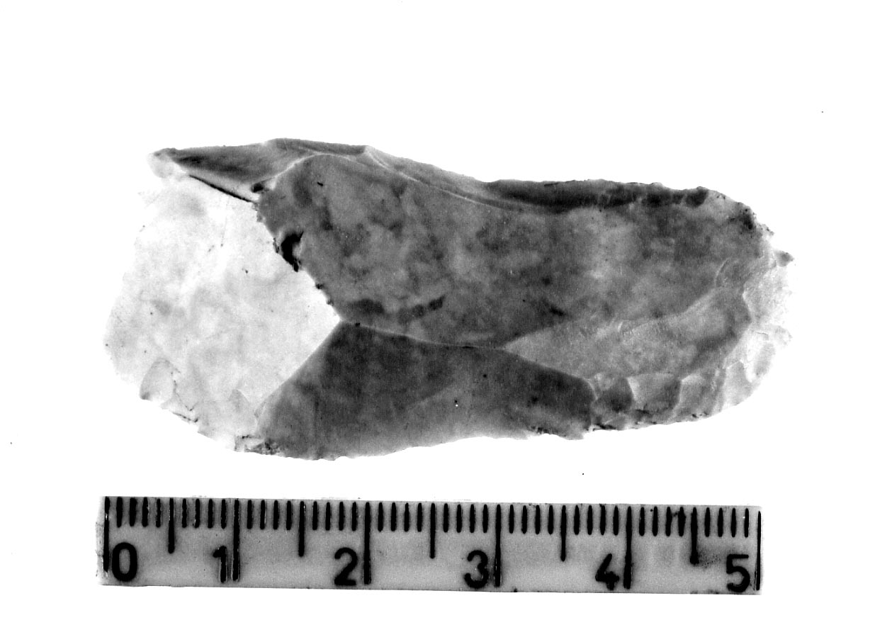 grattatoio frontale lungo/ frammento (Eneolitico)