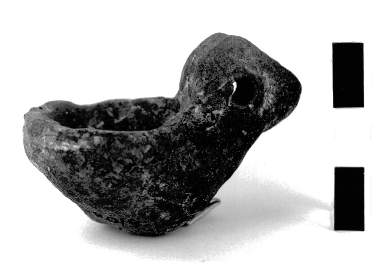 tazza biansata miniaturistica - Piceno II-IV (secc. VIII a.C.-VI a.C)