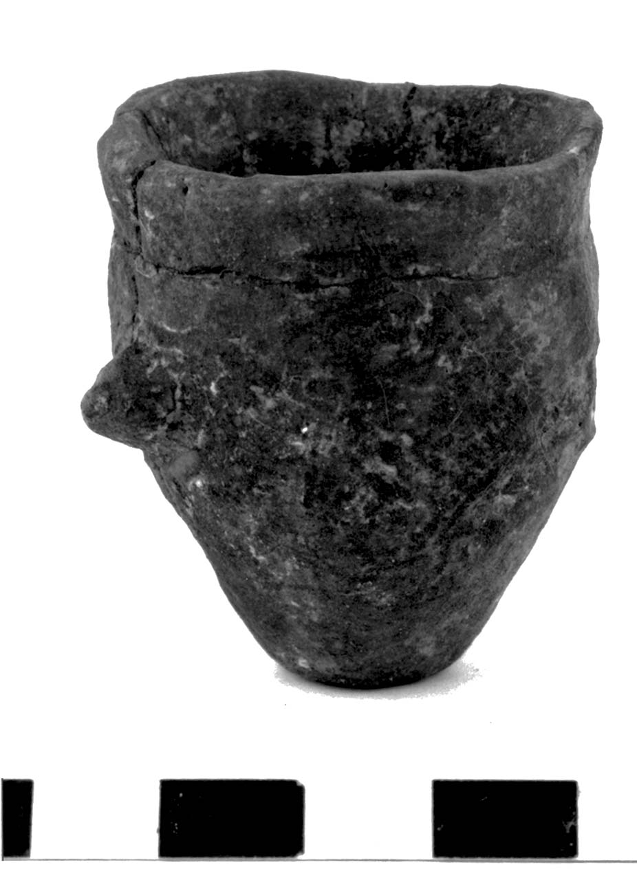 vaso ovoidale miniaturistico - Piceno II-IV (secc. VIII a.C.-VI a.C)