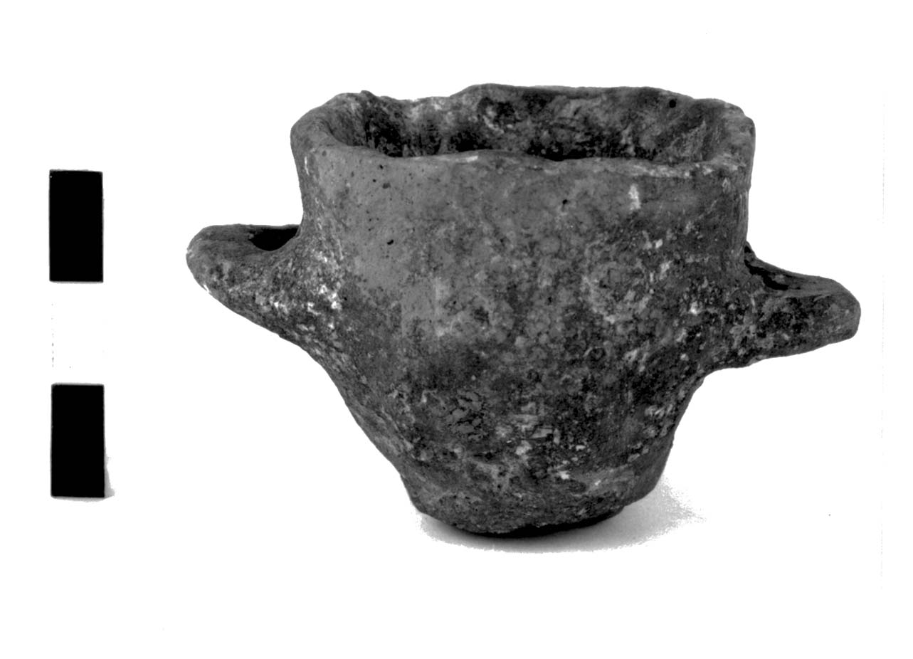 vaso troncoconico miniaturistico - Piceno II-IV (secc. VIII a.C.-VI a.C)