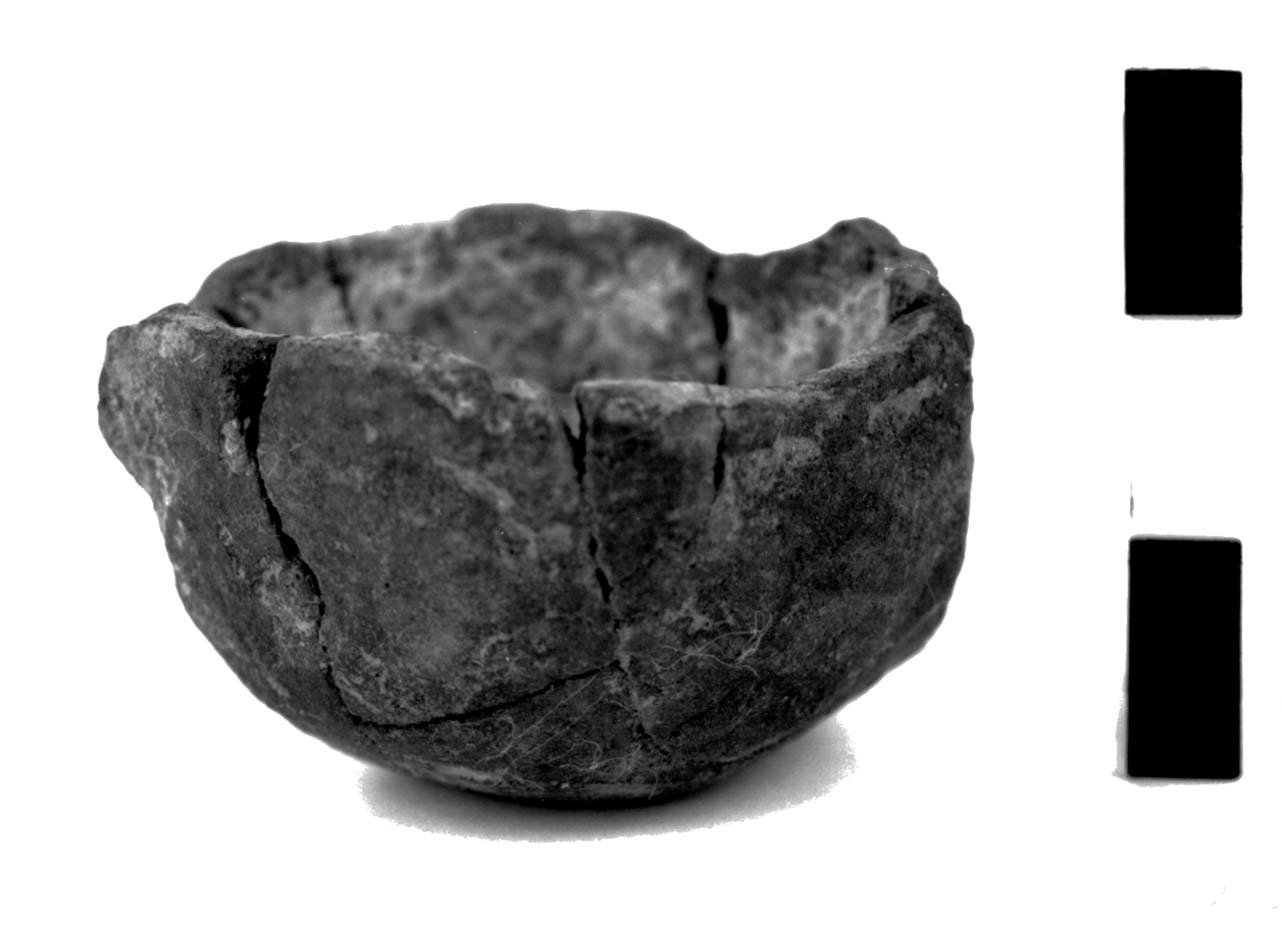 scodella a corpo cilindrico miniaturistica - Piceno II-IV (secc. VIII a.C.-VI a.C)