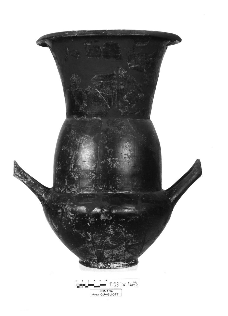 vaso biconico biansato - fase Piceno IV B (secondo quarto sec. V a.C)