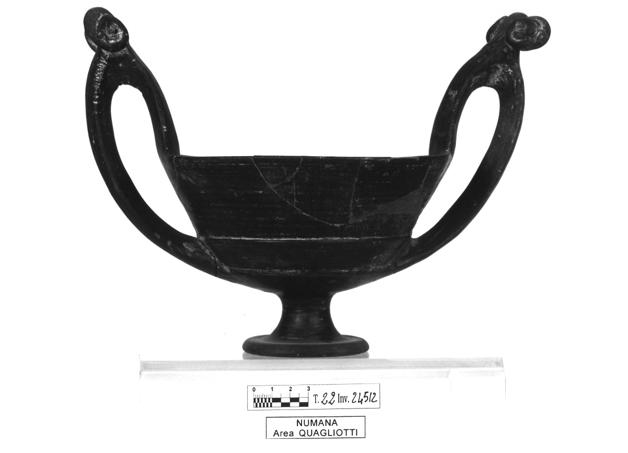 kantharos - fase Piceno IV B (secc. VI-V a.C)