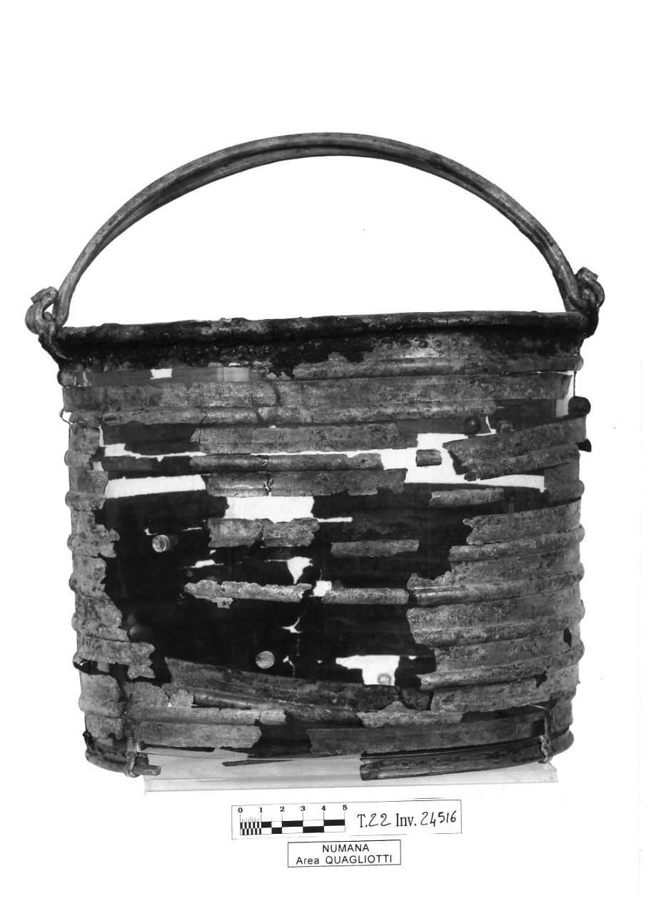 cista - fase Piceno IV B (secc. VI-V a.C)