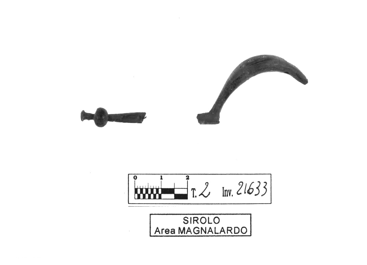 fibula a sanguisuga - fase Piceno IV B (fine/ inizio secc. VI-V a.C)