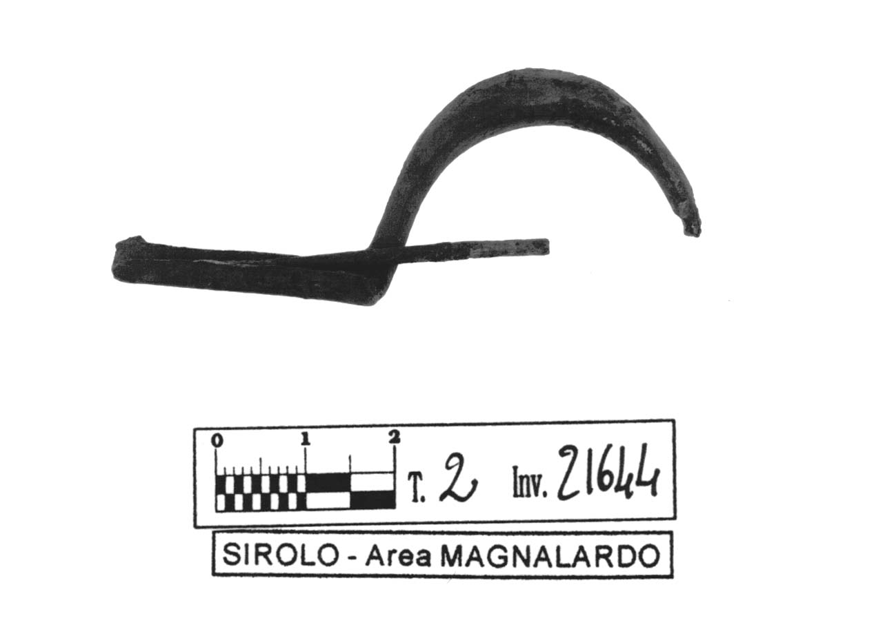 fibula - fase Piceno IV B (fine/ inizio secc. VI-V a.C)