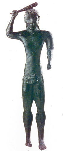 Ercole (bronzetto votivo) - ambito umbro (fine sec. VI a.C)