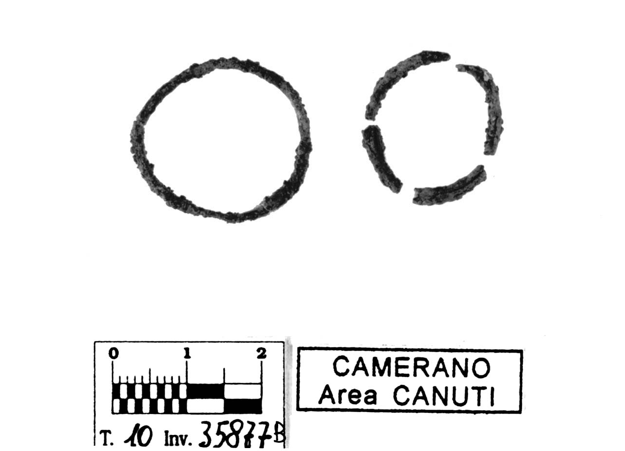 anello digitale - fase Piceno V (prima metà sec. V a.C)