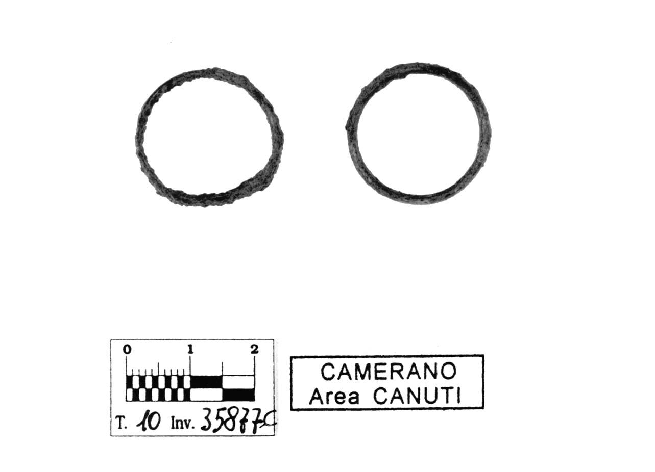 anello digitale - fase Piceno V (prima metà sec. V a.C)