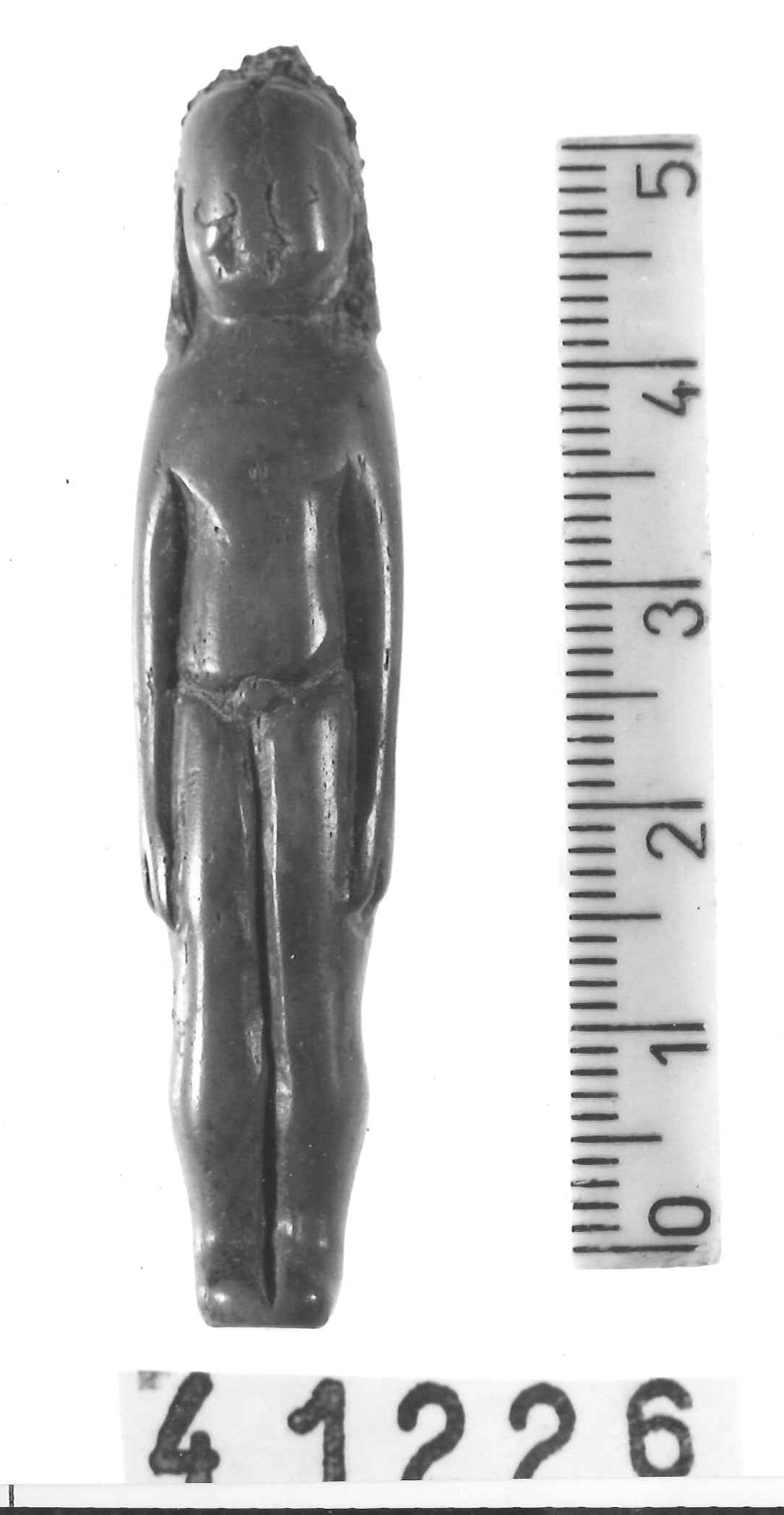 kouros (pendaglio) - Piceno IV B (sec. VI a.C)