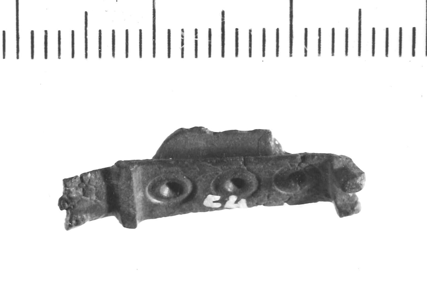 fibula/ frammento, tipo "Certosa" - variante - Piceno IV B (sec. VI a.C)