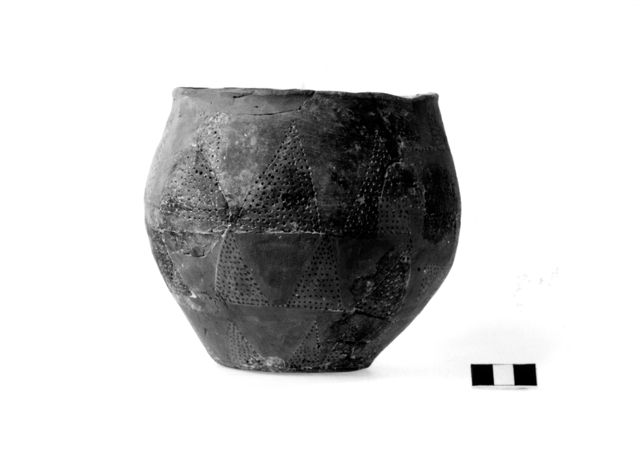 olletta ovoide con breve collo - facies di Conelle (eneolitico)