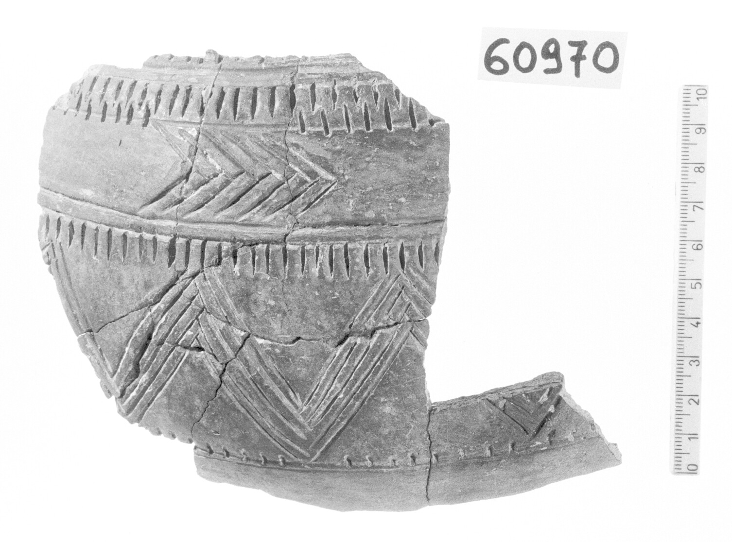 parete di urna biconica/ frammento (Bronzo finale)