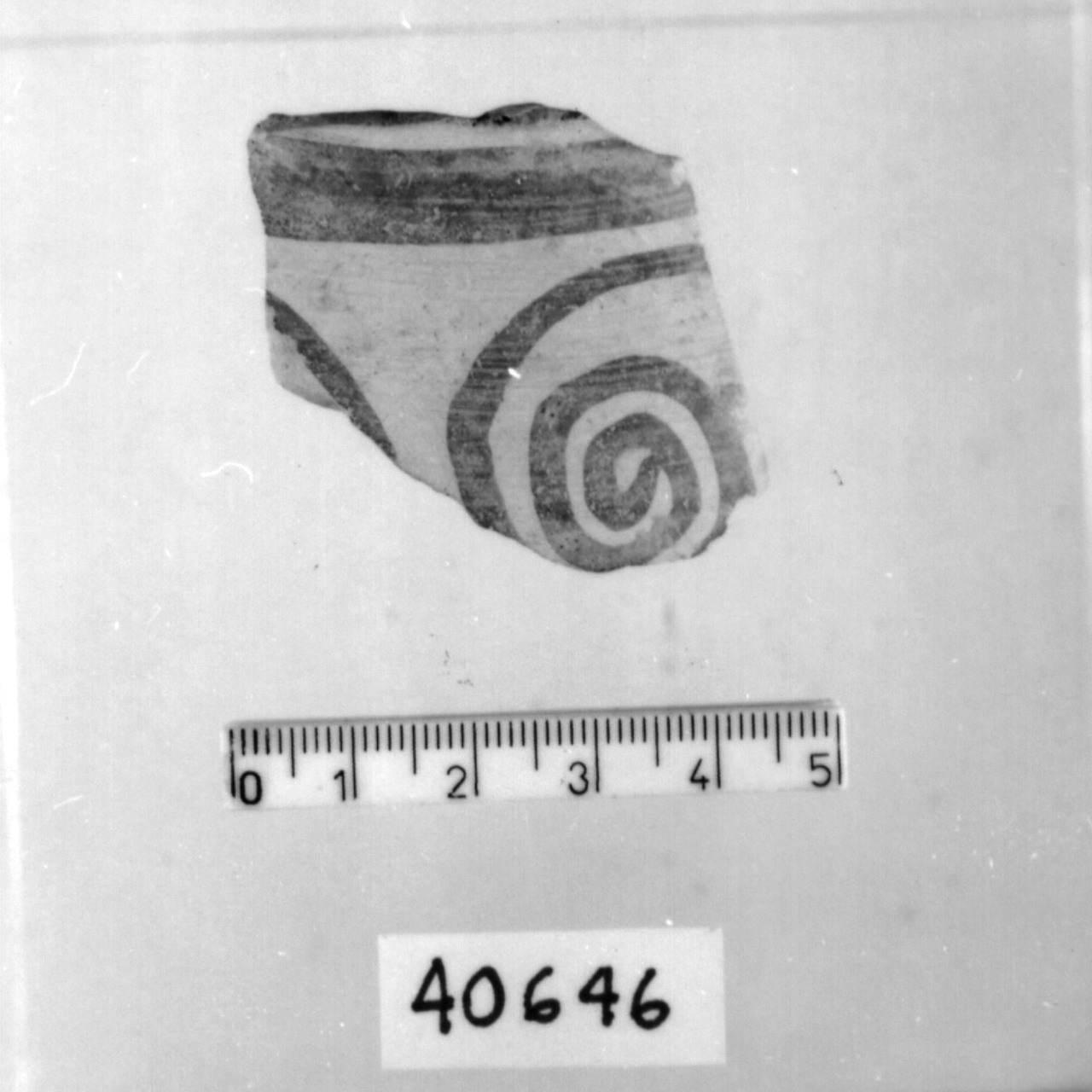 parete/ frammento (Bronzo recente)