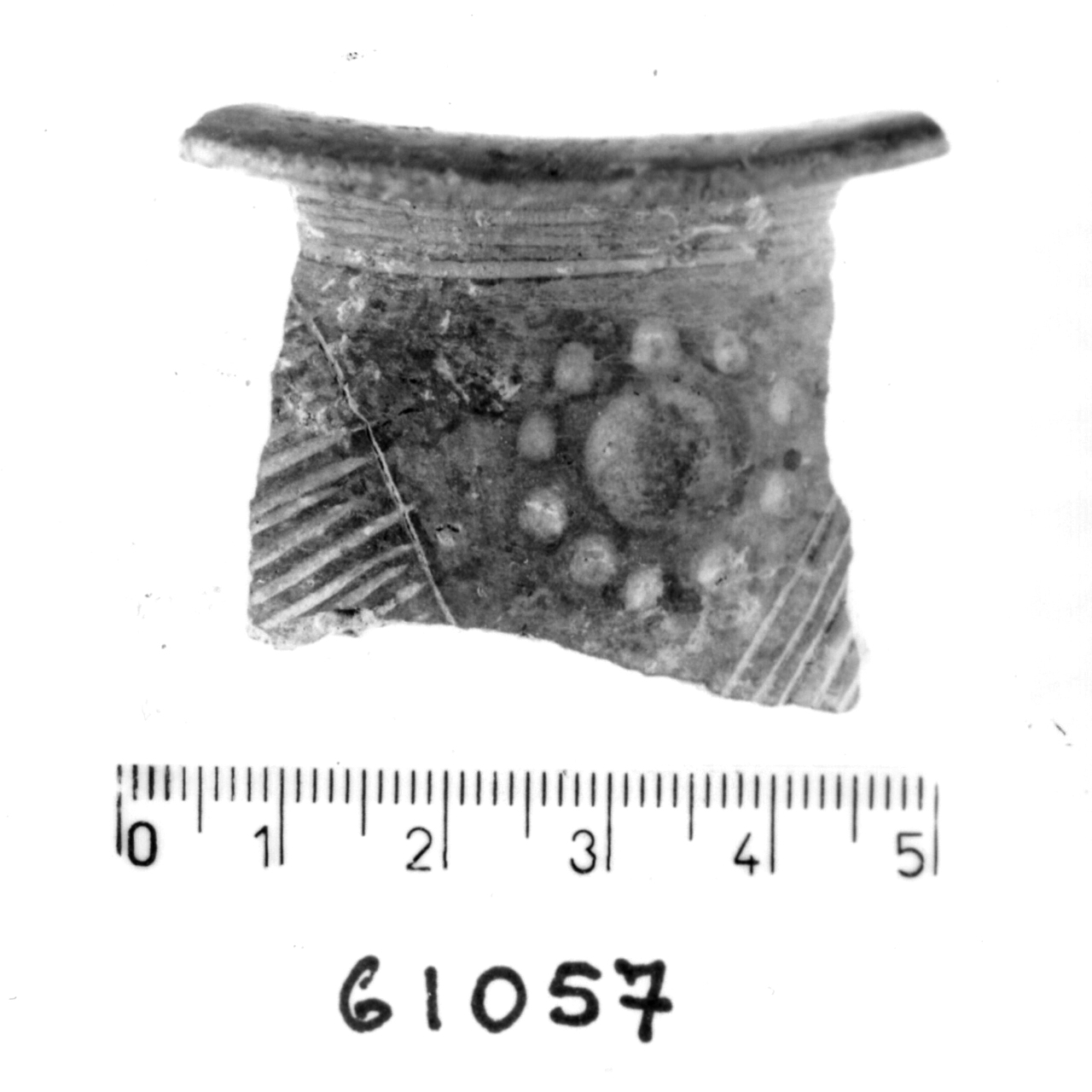 vaso biconico/ frammento (Bronzo finale)