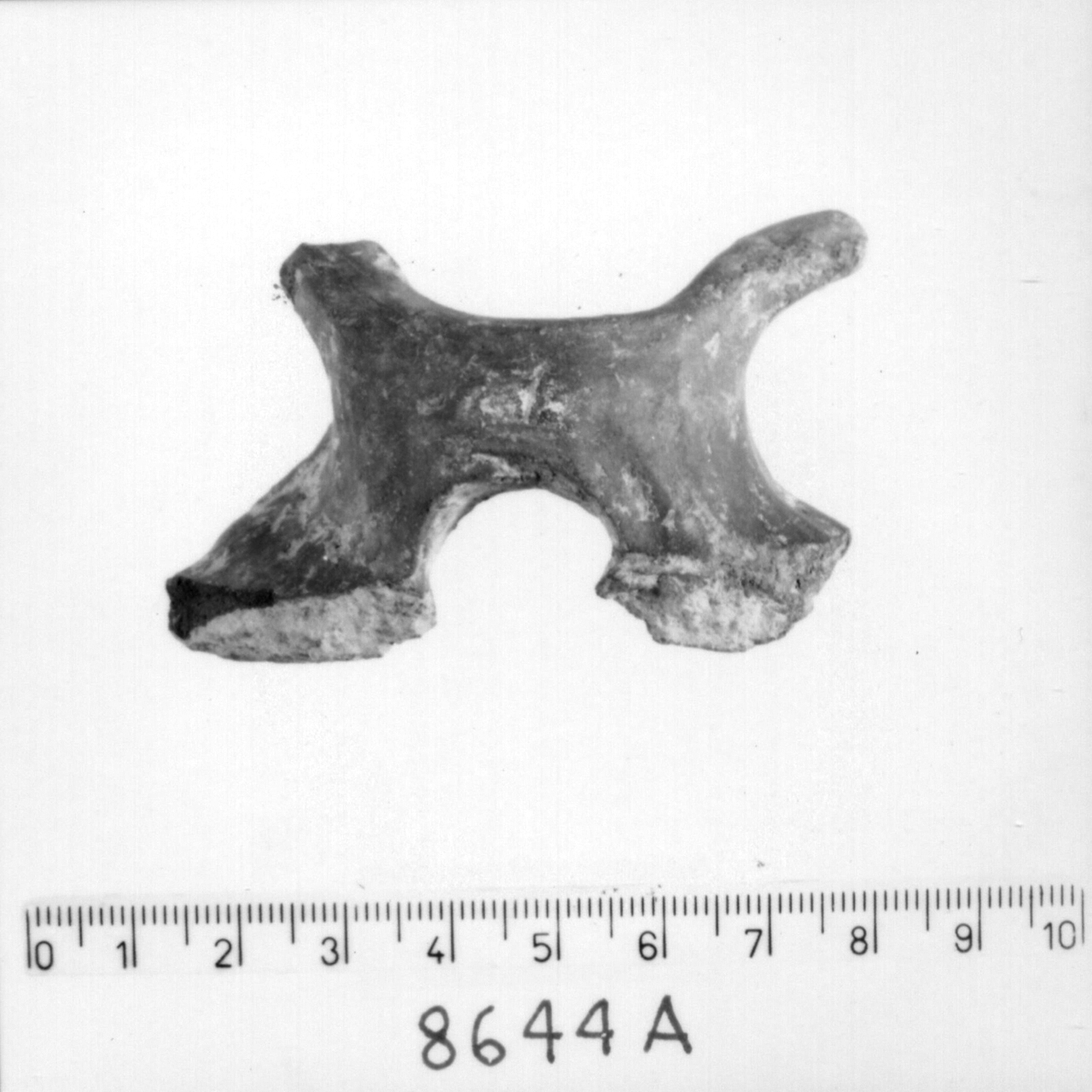 manico a nastro con apici revoluti/ frammento (Bronzo medio 3)