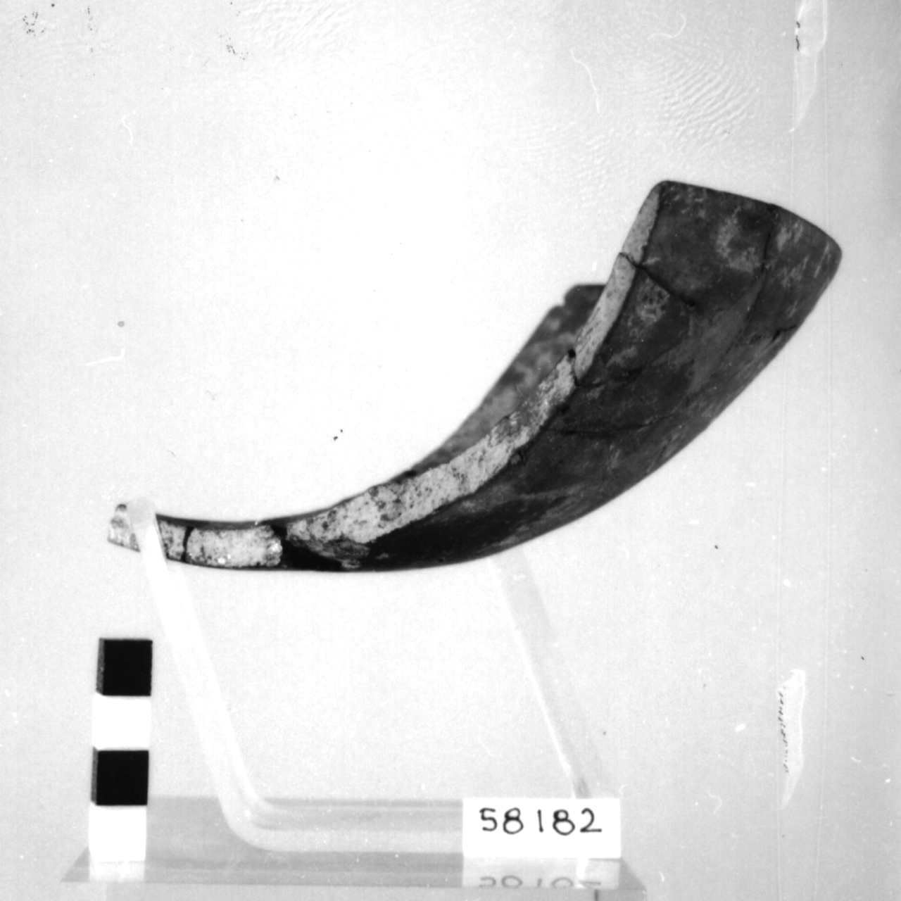 scodella emisferica/ frammento (Bronzo antico)