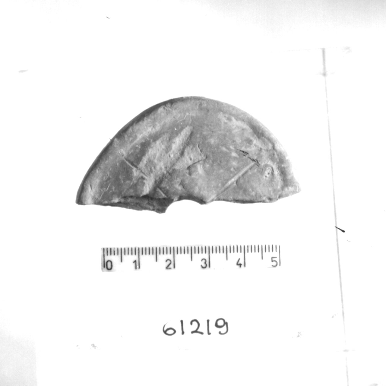 fuseruola lenticolare/ frammento (Eneolitico)