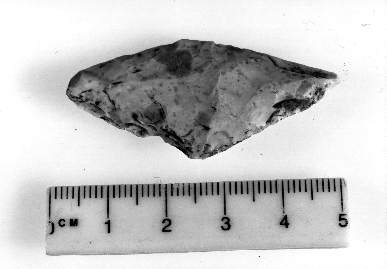 punta foliata a 1 cran (Eneolitico)