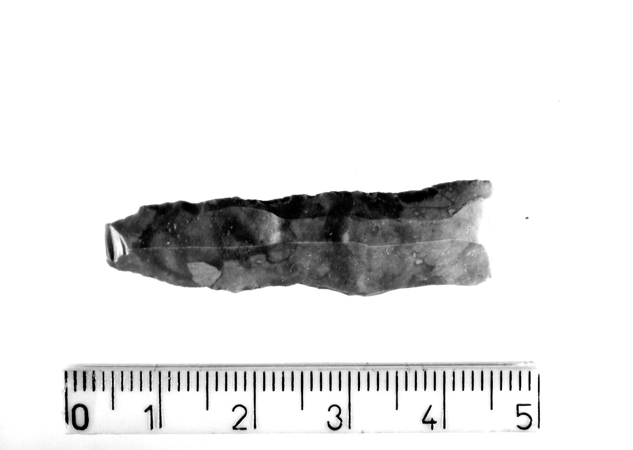 bulino su ritocco trasversale a stacco laterale (Neolitico)
