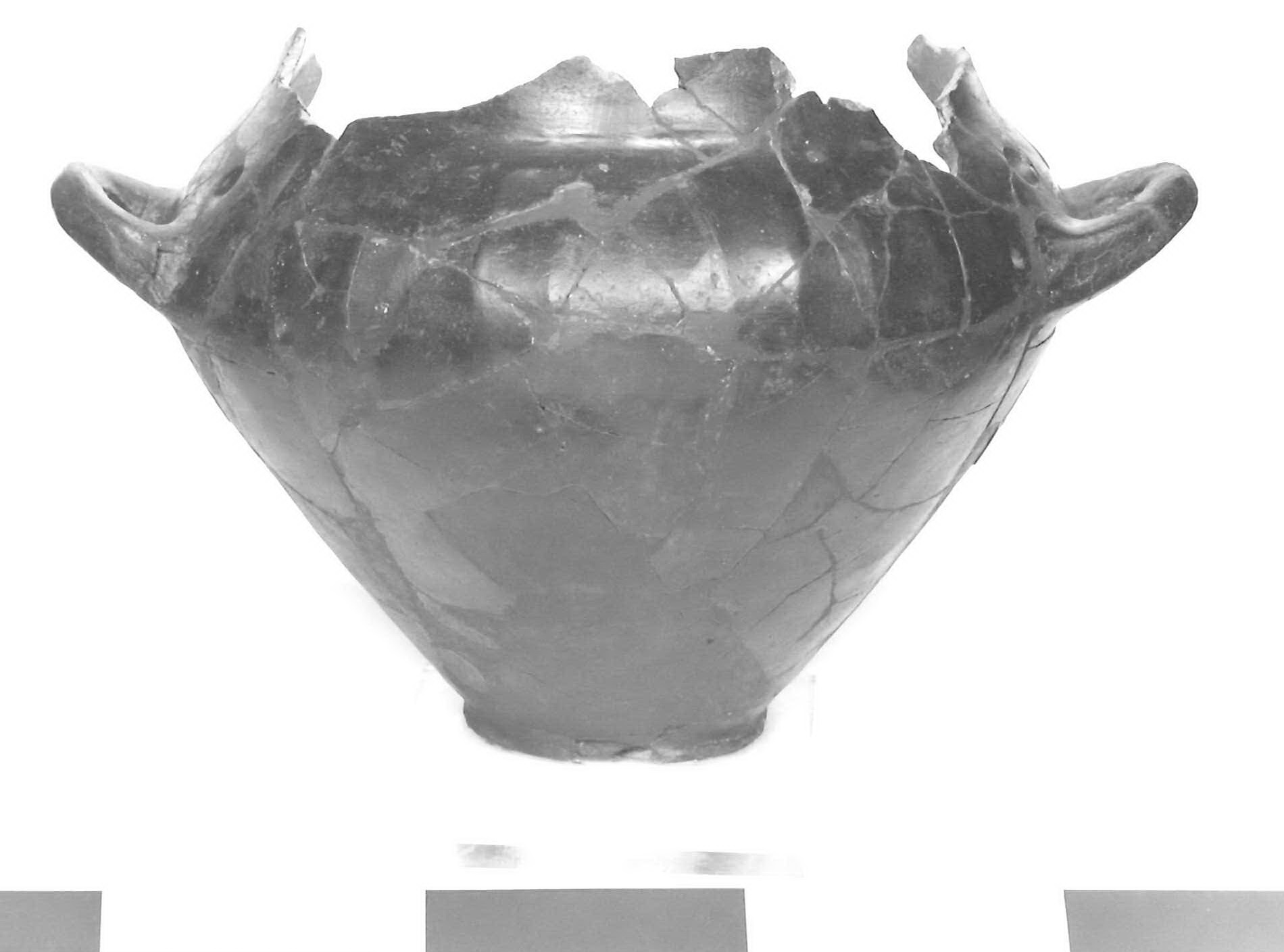 olla - fase Piceno III (terzo quarto sec. VII a.C)