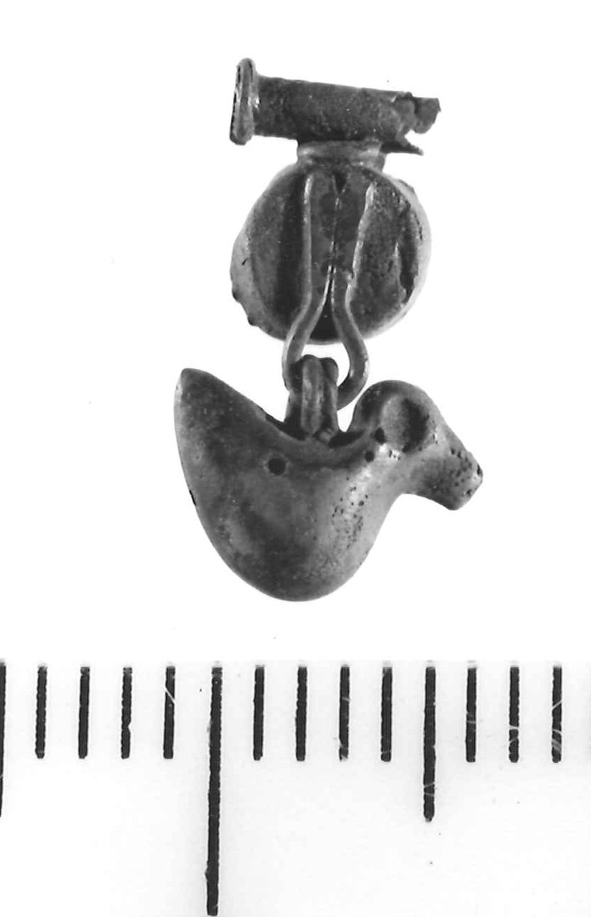 uccello acquatico (pendaglio) - Piceno III (secc. VII-VI a.C)