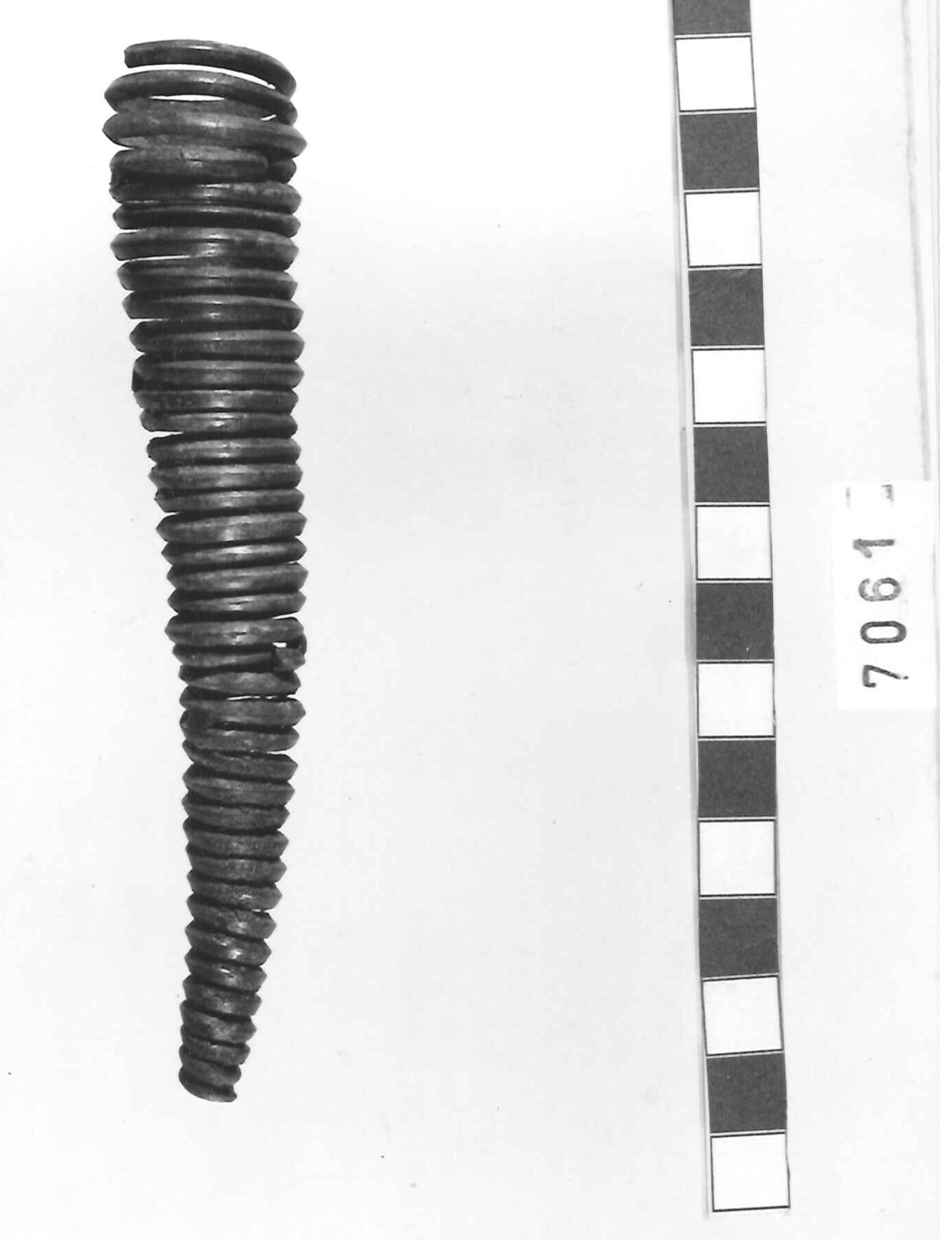 spirale conica - Piceno III (fine sec. VII a.C)