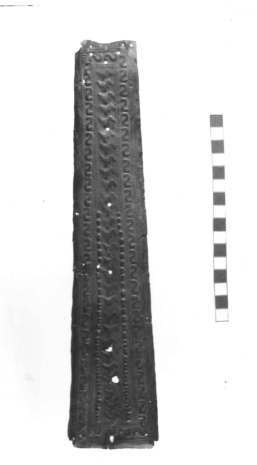 lamina di rivestimento - Piceno III (fine sec. VII a.C)