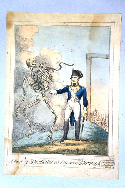 Una coppia di fenomeni di cui si intravede facilmente la fine, Napoleone (stampa) - ambito inglese (primo quarto sec. XIX)