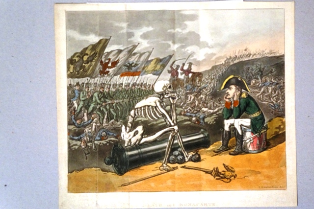 La Morte e Bonaparte, Napoleone (stampa) di Rowlandson Thomas (primo quarto sec. XIX)