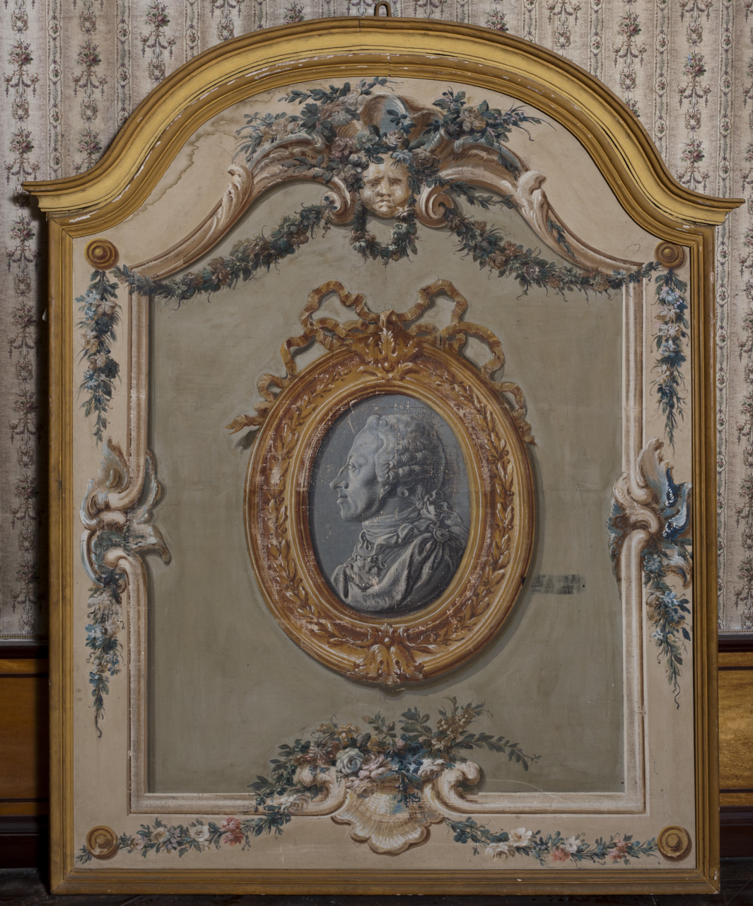 ritratto di Vittorio Amedeo III di Savoia (caminiera, opera isolata) - ambito piemontese (ultimo quarto sec. XVIII)