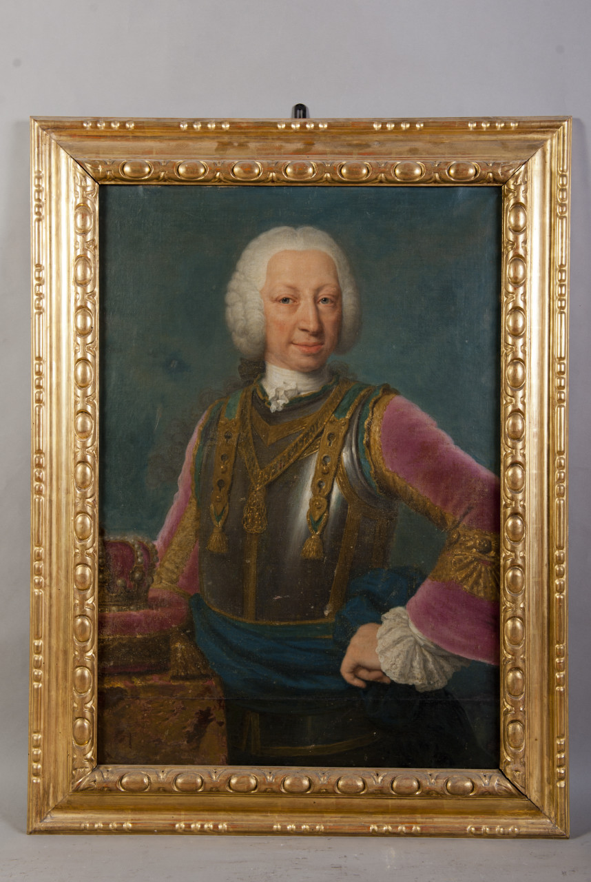 ritratto di Carlo Emanuele III di Savoia (dipinto, opera isolata) - ambito italiano (metà sec. XVIII)