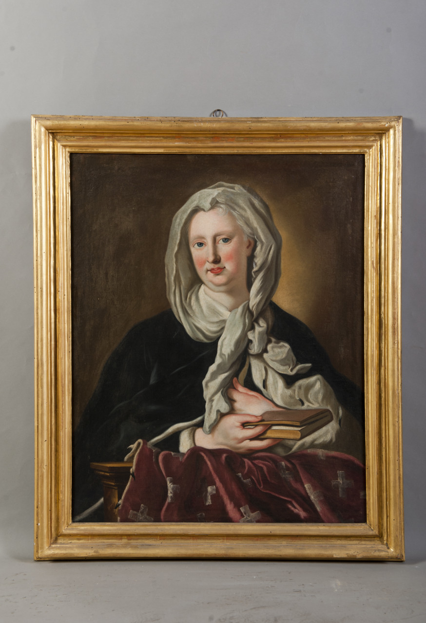 ritratto di Maria Vittoria Francesca di Savoia-Carignano (dipinto, opera isolata) di Loo Jean-Bptiste van (maniera) (secondo quarto sec. XVIII)