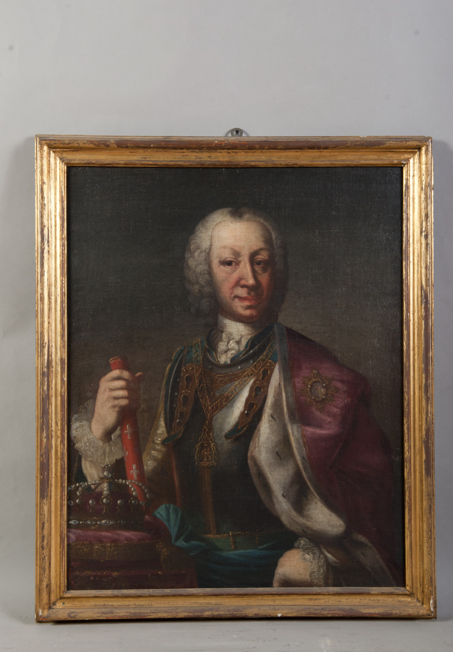 ritratto di Carlo Emanuele III di Savoia (dipinto, opera isolata) - ambito italiano (sec. XVIII)