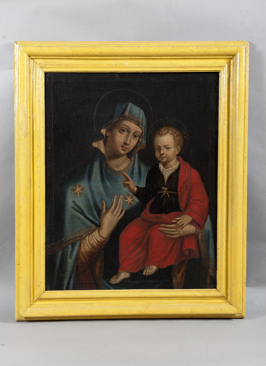 La Madonna Consolata, Madonna con Bambino (dipinto, opera isolata) - ambito italiano (sec. XIX)