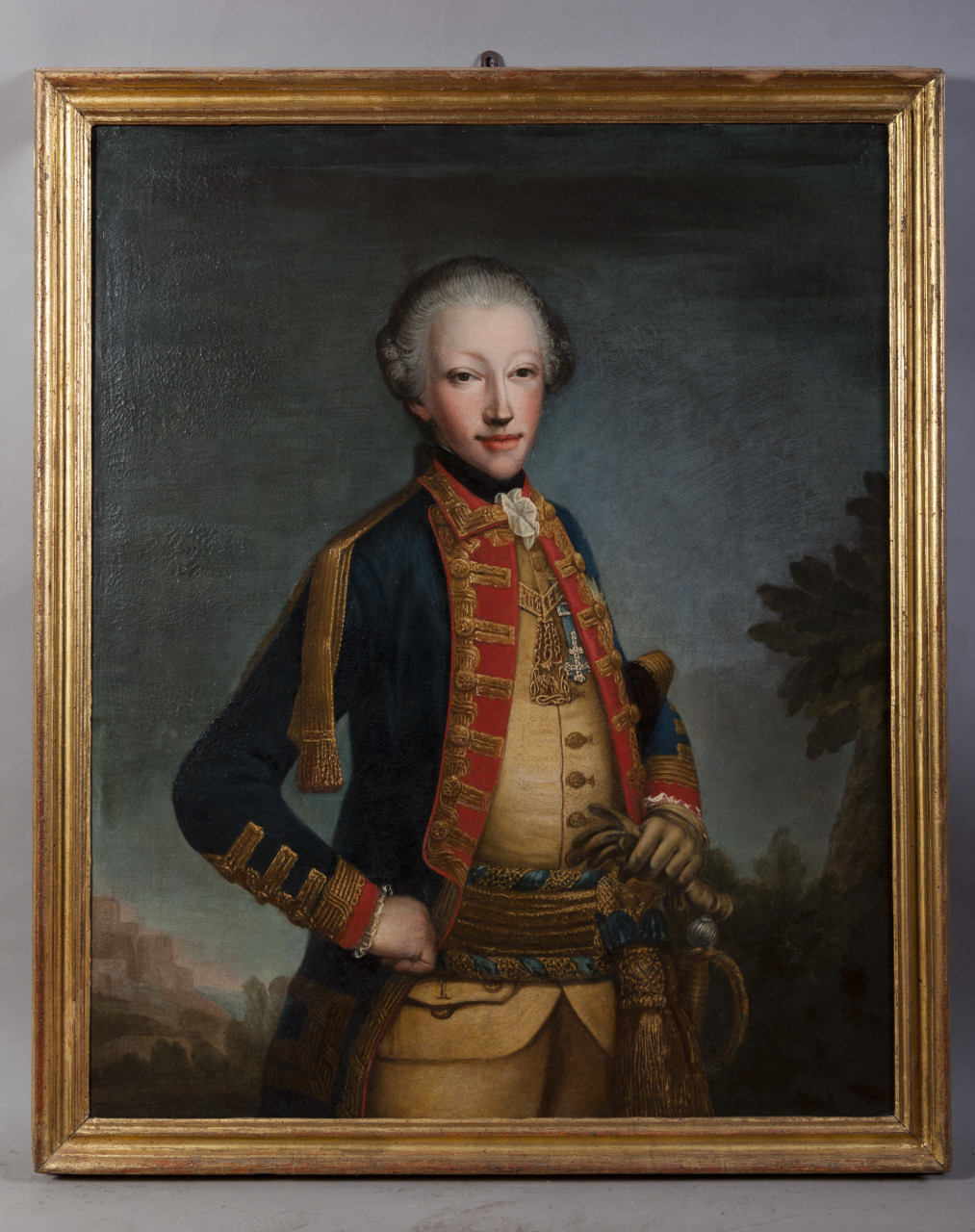 ritratto di Carlo Emanuele IV di Savoia (dipinto, opera isolata) - ambito piemontese (seconda metà sec. XVIII)