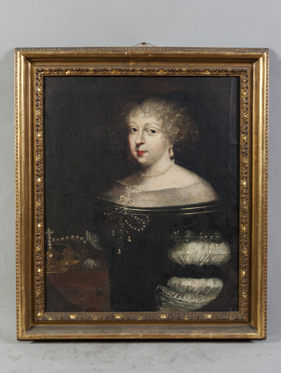 ritratto di Maria Giovanna Battista di Savoia-Nemours (dipinto, opera isolata) di Dufour Laurent (cerchia) (ultimo quarto sec. XVII)